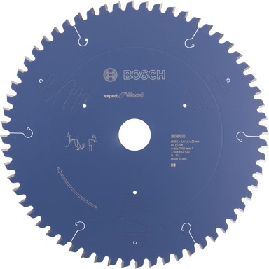 BOSCH List za kružnu pilu EX WO B, 254x30-60