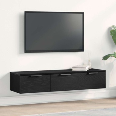 Zidni ormar 102x30x20 cm, crna