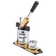 Stroj za izradu znački 37 mm s kružnim rezačem i bušačem