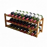 NORTHIX Stalak za vino od oraha, 24 boce, kompaktni dizajn
