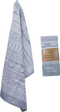 ETHNO CROATIA  Kuhinjska krpa, srebrna