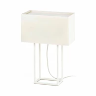 Stolna lampa Vesper, 2xE27, bijela