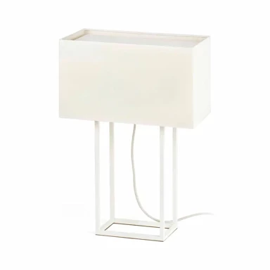 Stolna lampa Vesper, 2xE27, bijela