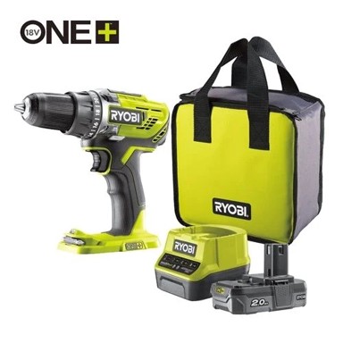 RYOBI Akumulatorska bušilica/odvijač ONE+, 18 V