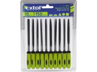 EXTOL CRAFT Set igličastih turpija 8801 10-dijelni