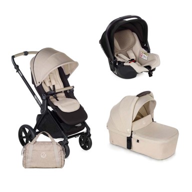 JANE Dječja kolica Muum 4, 3u1, bež