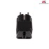 MACLEAN Adapter UK/EU MCE155, crni