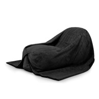 SLOWDOWN Crna vreća za sjedenje od samta Cocoon 120 