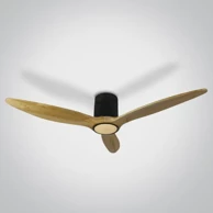 ONE LIGHT Stropni ventilator 25w led 22w cctv ip20 230v svjetlo drvo dm6312lc/b/v