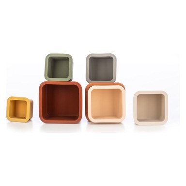 FREE 2 PLAY Toranj iz posudica kvadrat, silikon