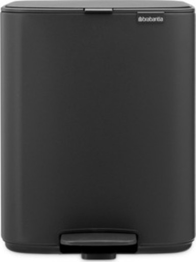 BRABANTIA Bo kanta s pedalom, 12 l, mineralno siva
