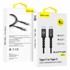 BLAVEC Kabel tip C do tip C, 60 W, 3 A, 50 cm, crni