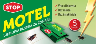 STOP LJEPLJIVA KLOPKA insekticid za žohare - motel