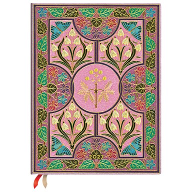 PAPERBLANKS Planer tjedni 2027-17,5 × 22,5 cm-ultra vertikalni s gum. Mimosa Flexi FE2018-0