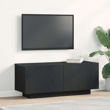 TV ormarić, crni hrast, 100 x 35 x 40 cm, konstruirano drvo
