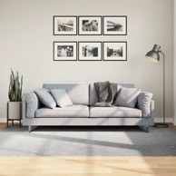 Tepih Iza kratka vlakna skandinavski izgled sivi 160x230 cm
