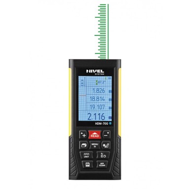 NIVEL SYSTEM HDM-70G Laserski daljinomjer 70 m, Bluetooth