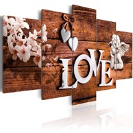 Slika House of Love 100x50