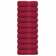 Ručnici za pranje 10 kom bordo 30 x 30 cm 360 gsm 100 % pamuk