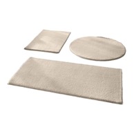 MILA HOME Sivo-bež kupaonske prostirke u setu 3 kom 50x90 cm