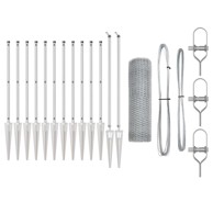 Heksagonalna ograda, 0. 6x25 m pocinčani čelik