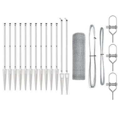 Heksagonalna ograda, 0. 6x25 m pocinčani čelik