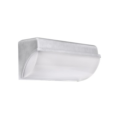 STRUHM Zidna svjetiljka, Norton, LED, L, 10W, IP65, srebrna