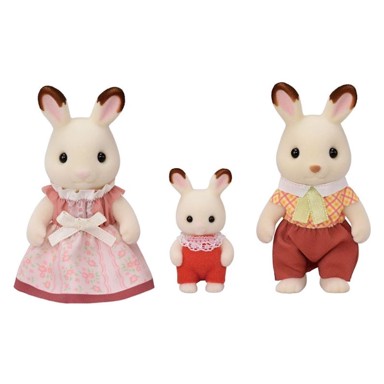 SYLVANIAN FAMILIES Obitelj čokoladnih zečića 3/1, smeđa