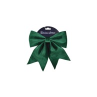Božićni ukras mašna 20x20 cm, velvet zelena