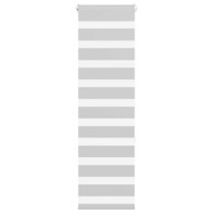 Zavjesa zebra svjetlosiva, 50 x 150 cm (širina tkanine: 45,9 cm, materijal: poliester)