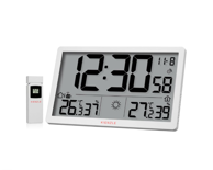 KIENZLE Zidni LCD sat Jumbo Neo Weather, bijeli