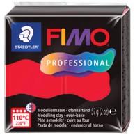 STAEDTLER Masa za modeliranje 8040-200, FIMO Professional, 57 g, crvena