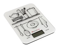 MELCHIONI FAMILY Ultra tanka digitalna kuhinjska vaga, 10 kg, staklo
