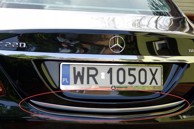 Kromirana obloga vrata prtljažnika za Mercedes C-klasa W205