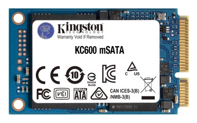 KINGSTON SSD disk KC600, mSATA, 512 GB, SATA III