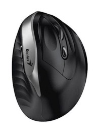 GENIUS Ergonomski bežični miš Ergo 8250S Wireless, srebrno-sivi