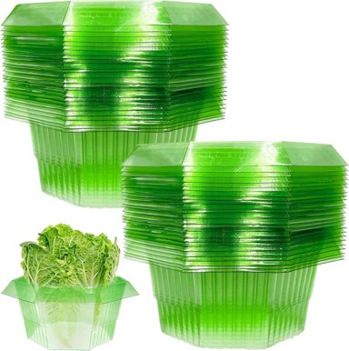 NIKCORP Ovratnici protiv puževa, zaštitni plastični prstenovi za biljke, 20 kom