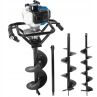 BAUG TOOLS Motorna bušilica, dvoručna, 5,2 KS, 3 bušilice (150/200/250 mm)