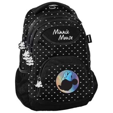 BEUNIQ Školski ruksak DM22UU-2708, anatomski, Disney Minnie, crna