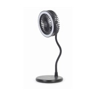 GEMBIRD Stolni ventilator s lampom i bežičnim punjačem