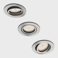 PHILIPS Donegal set ugradbenih svjetiljki 3xgu10/50w/220v nikl