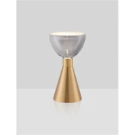 NOVA LUCE Stolna lampa Voi, LED 8W, 3000K, 227 lm, zlatna/smoky