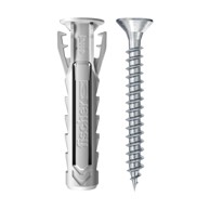 FISCHER Plastična tipla SX Plus 6 x 30 S K NV, s vijkom, 15/1