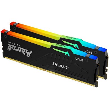 KINGSTON FURY Beast RGB EX RAM memorija, DDR5-5600, CL36, AMD EXPO, Dual-Kit, 32 GB, KF556C36BBEAK2-32