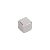 FIX-O-MOLL Magnet kocka, 5 x 5 mm, srebrna