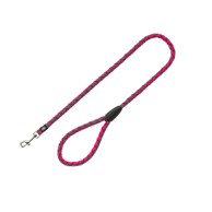 TRIXIE Vodilica za pse Cavo L-XL 100 cm/fi-18 mm ružičasta/siva