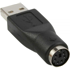 INLINE PS/2 adapter ženski na PS/2, crni