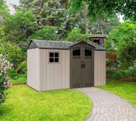 LIFETIME Vrtna kućica Pluto 206x350x225 cm, siva