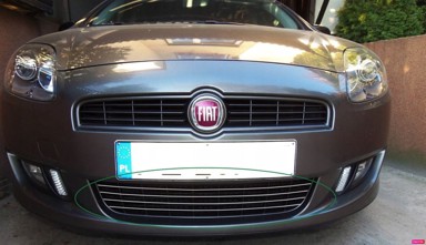 Kromirane letvice maske hladnjaka za Fiat Bravo II