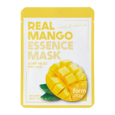 FARMSTAY Maska za lice Real Mango Essence Mask 1 kom/23 ml